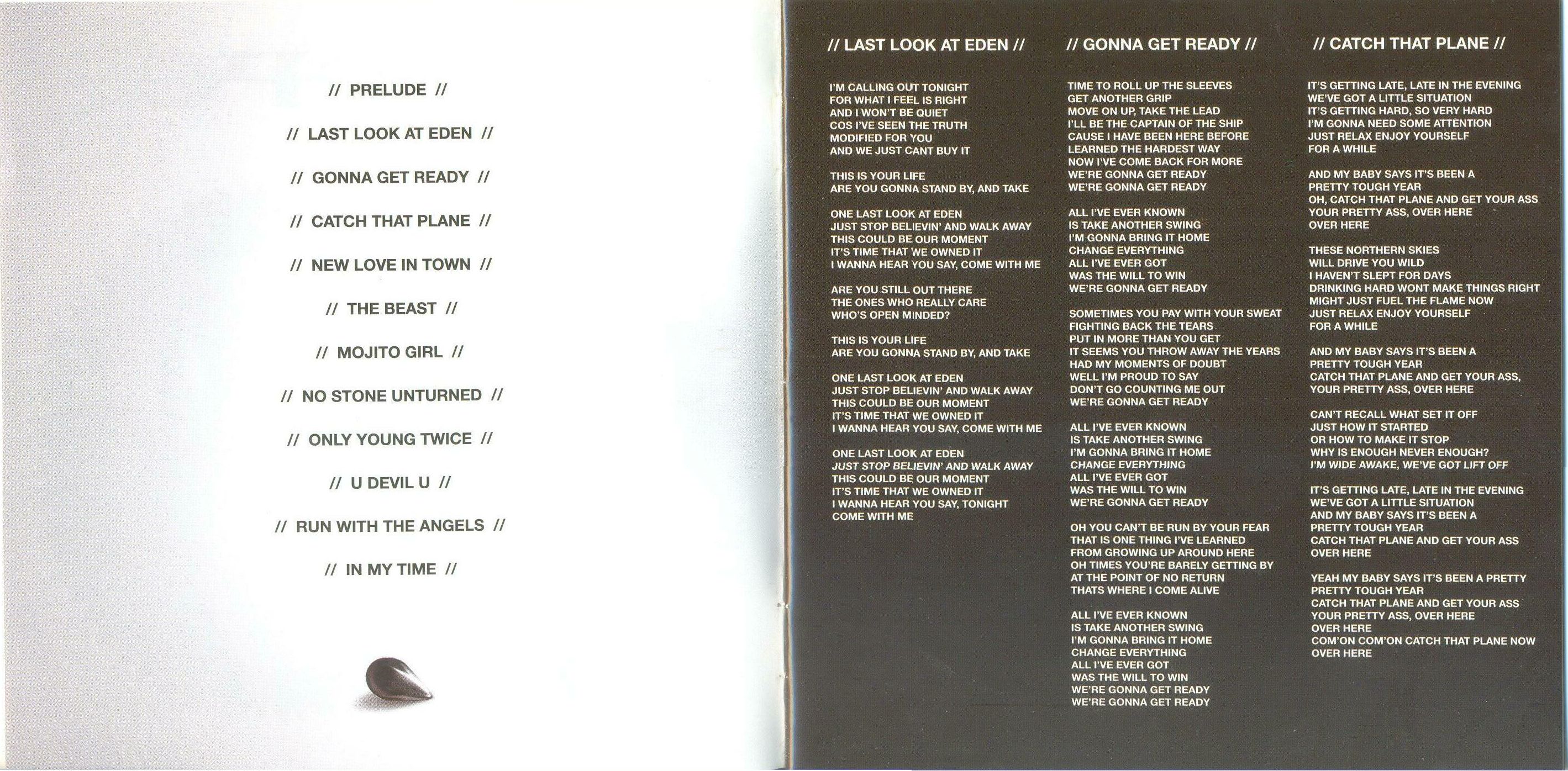 Europe  Last Look At Eden : Booklet02  rus